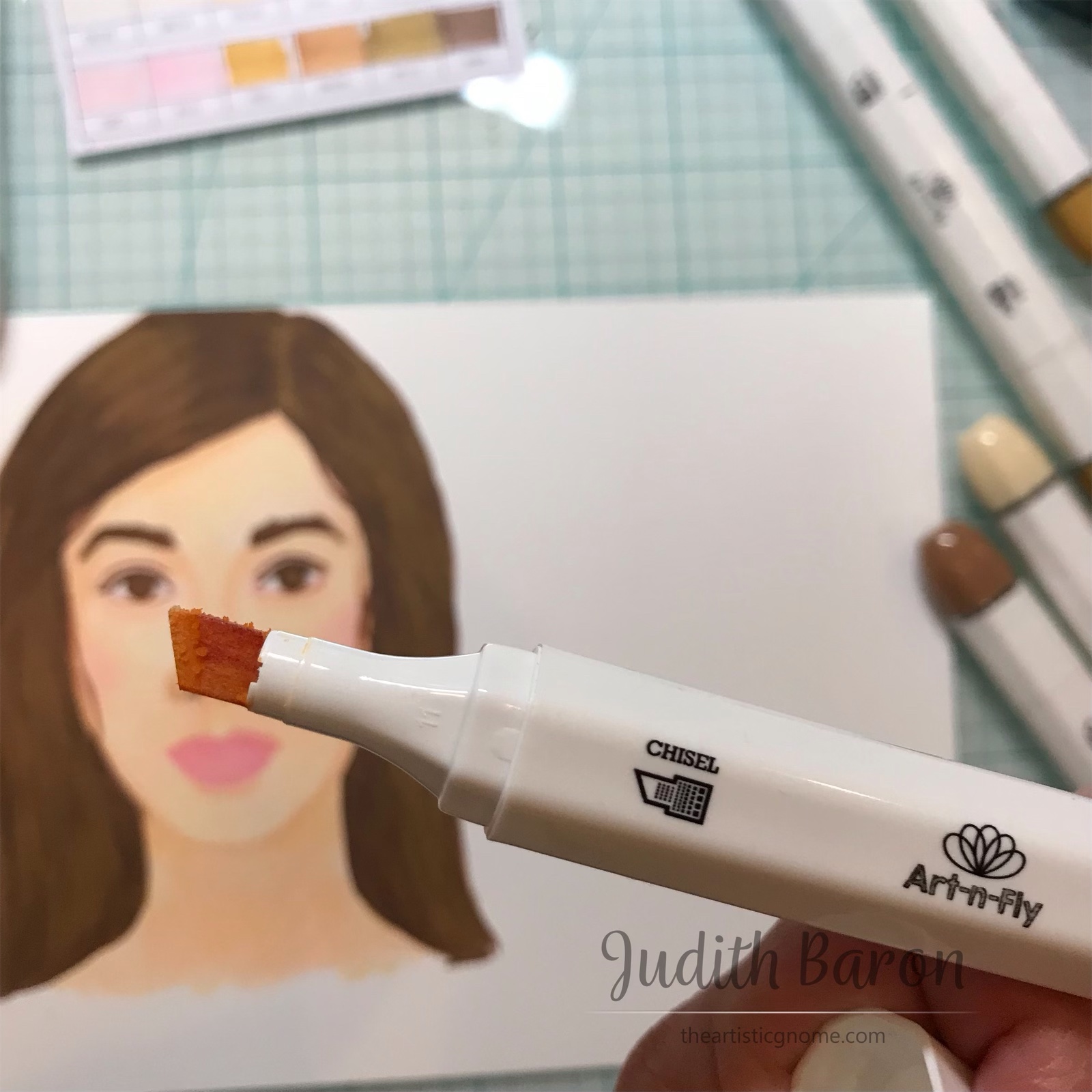 Art-n-Fly Professional Brush Tip Skin Tone Markers Set of 12 Flesh Col —  CHIMIYA